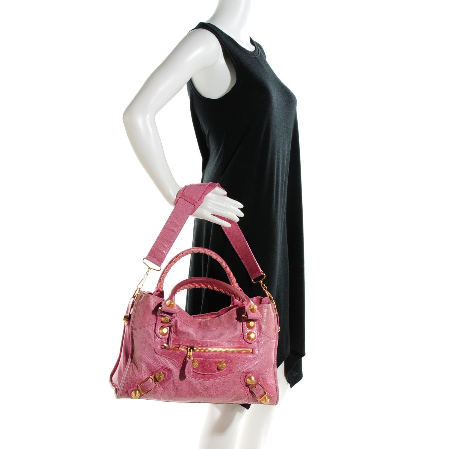 Balenciaga Agneau Giant 21 Gold Hardware City bubblegum 2 of 15