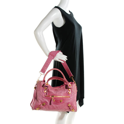Balenciaga Agneau Giant 21 Gold Hardware City bubblegum 2 of 15