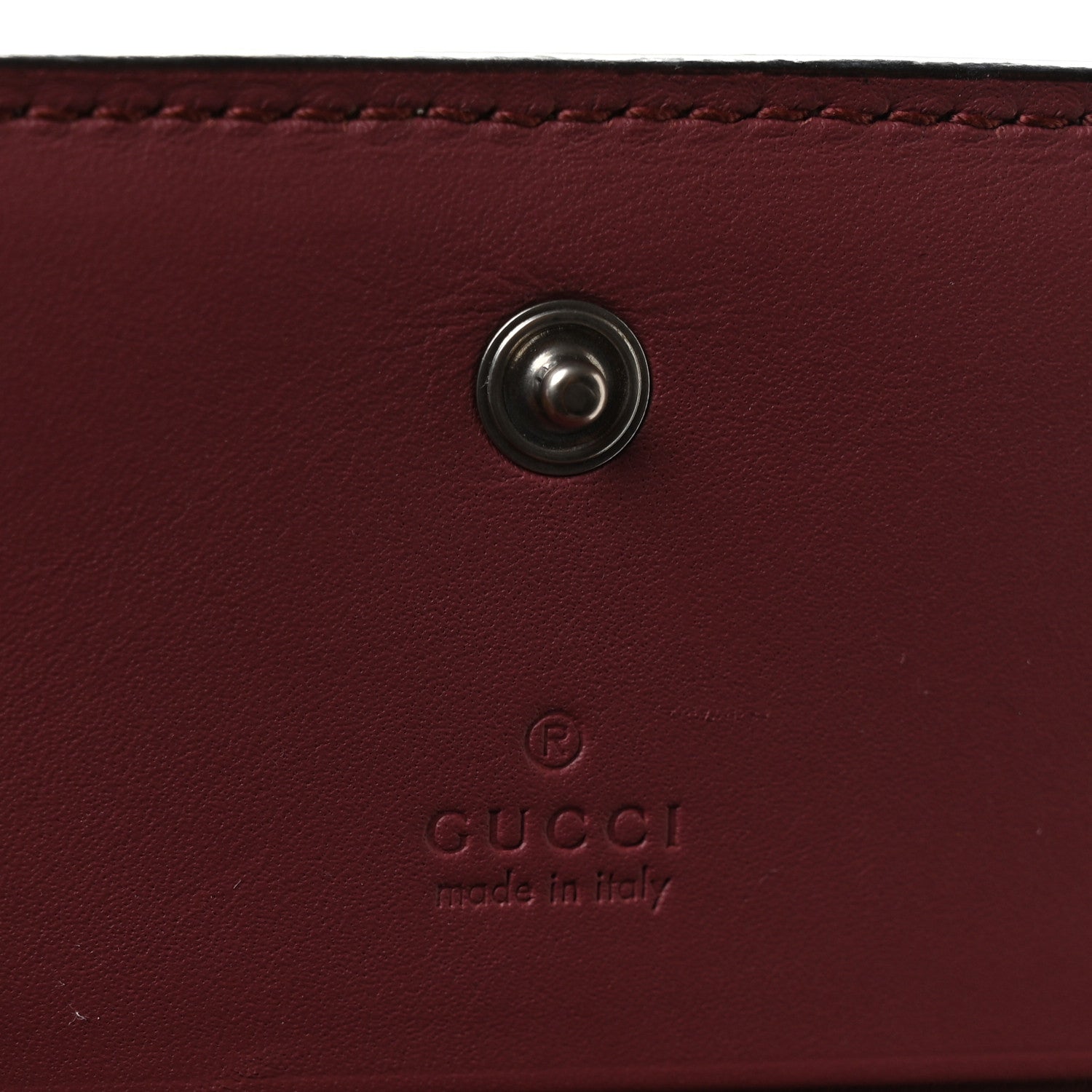 Gucci GG Supreme Monogram Blooms Card Case Wallet Beige Multicolor Dry Rose 6 of 8