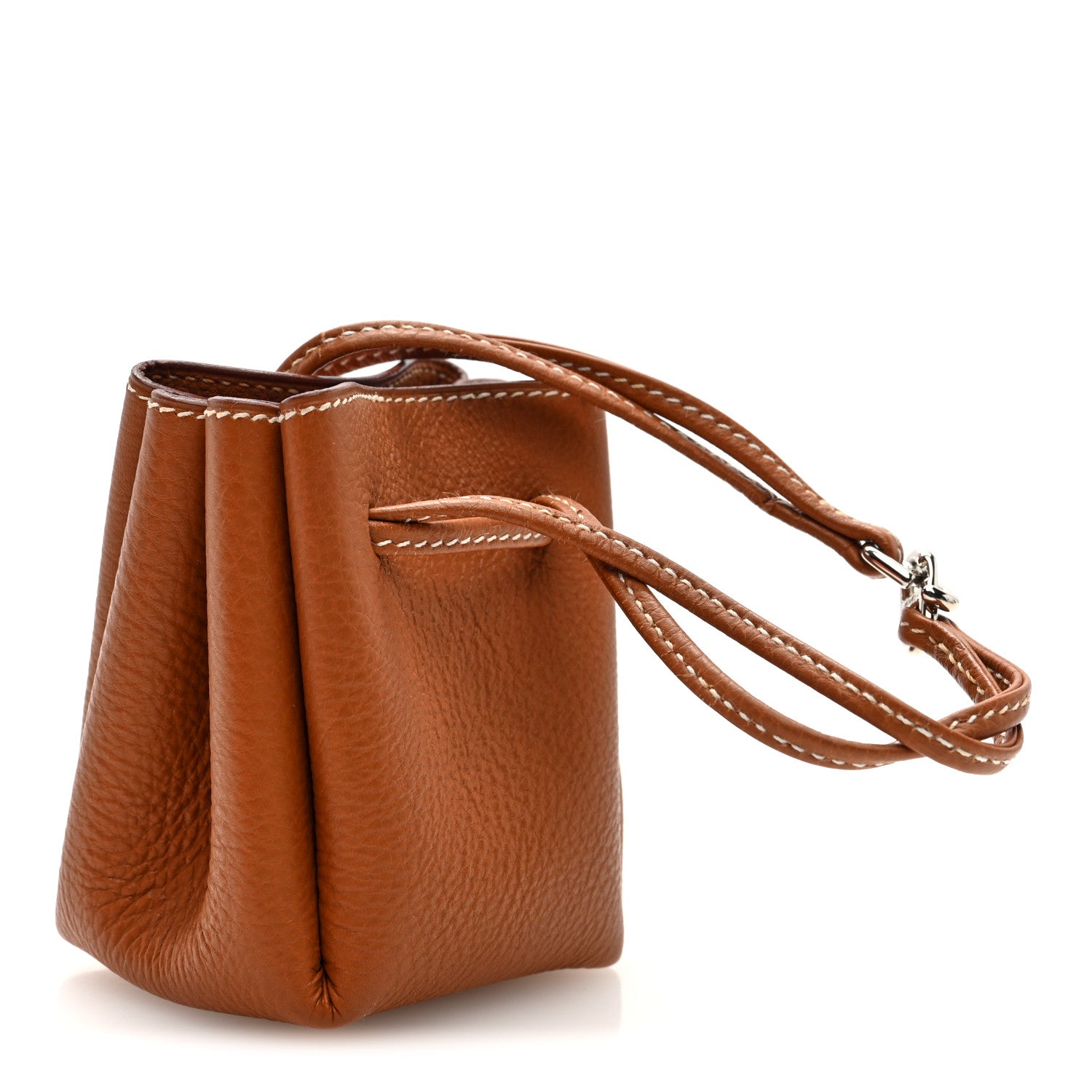 Hermes Taurillon Clemence Vespa Pouch Gold 1854550 – FASHIONPHILE