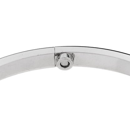 Cartier 18K White Gold 6 Diamond Small LOVE Bracelet 18 7 of 7