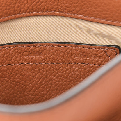 Chloe Calfskin Shearling Small Marcie Saddle Bag Caramel 6 of 15