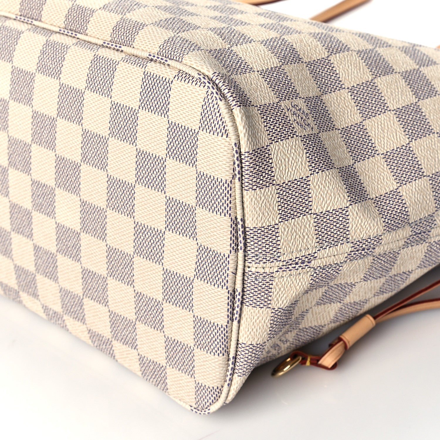 Louis Vuitton Damier Azur Neo Neverfull MM Rose Ballerine 10 of 10