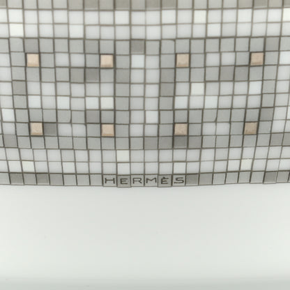 Hermes Porcelain Mosaique Au 24 Cereal Bowl Silver 5 of 8