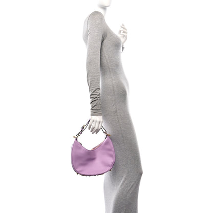 Fendi Vitello Grace Matte Small Fendigraphy Hobo Bag Agapanto 2 of 10