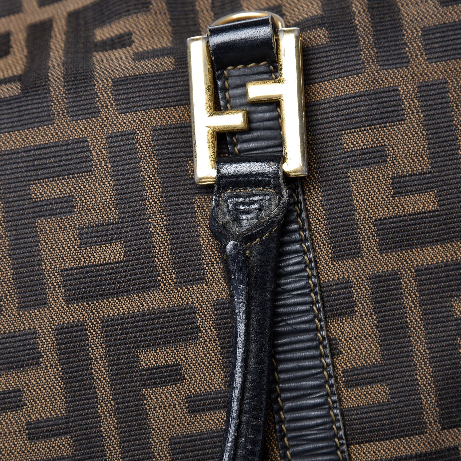 Fendi Zucca Tote Tobacco 25 of 26