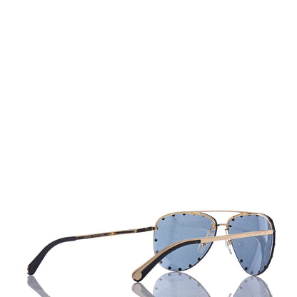 Louis Vuitton The Party Aviator Sunglasses Z0911U Blue 4 of 8