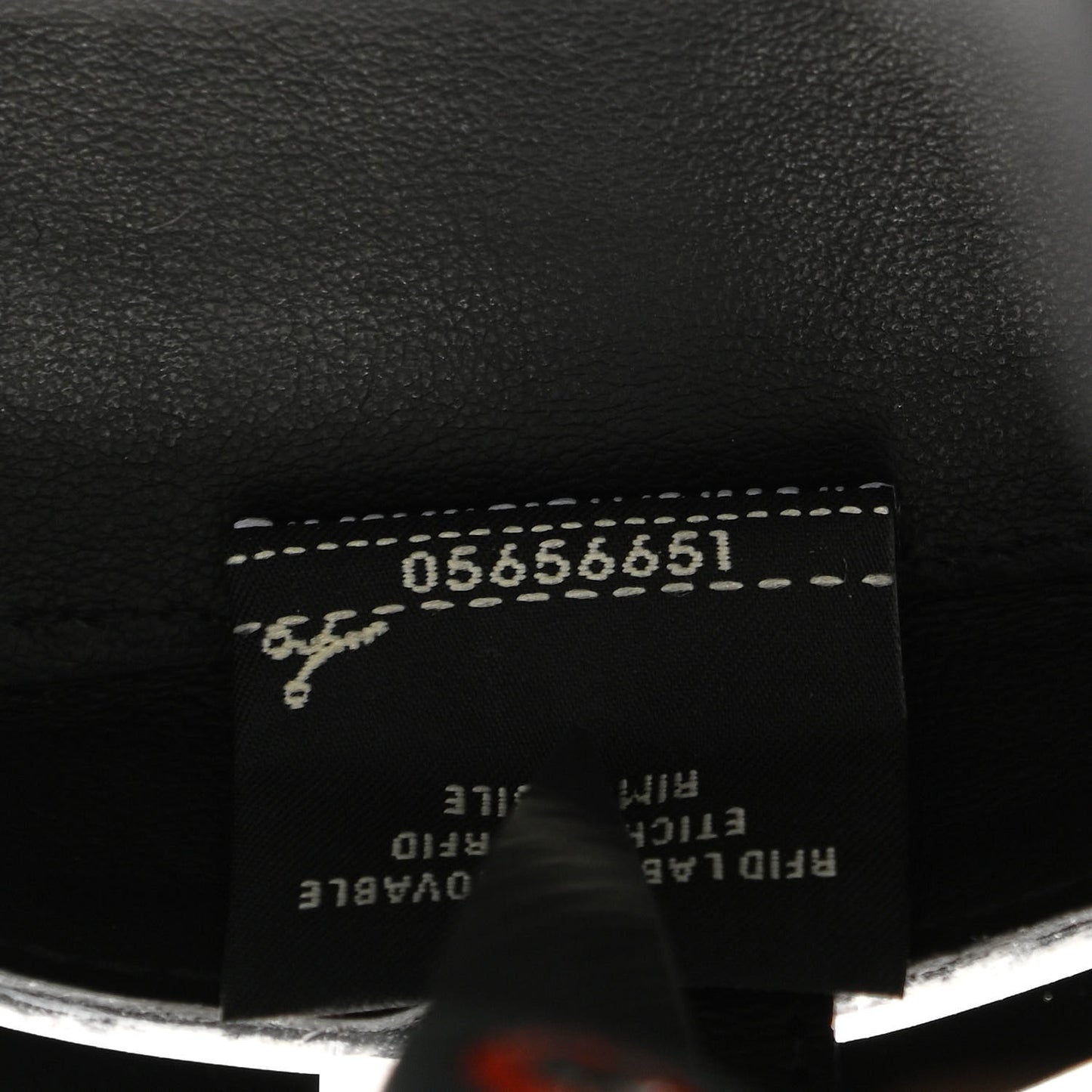 TPU FF Vitello Grace F is Fendi Mini Mon Tresor Bucket Bag Black