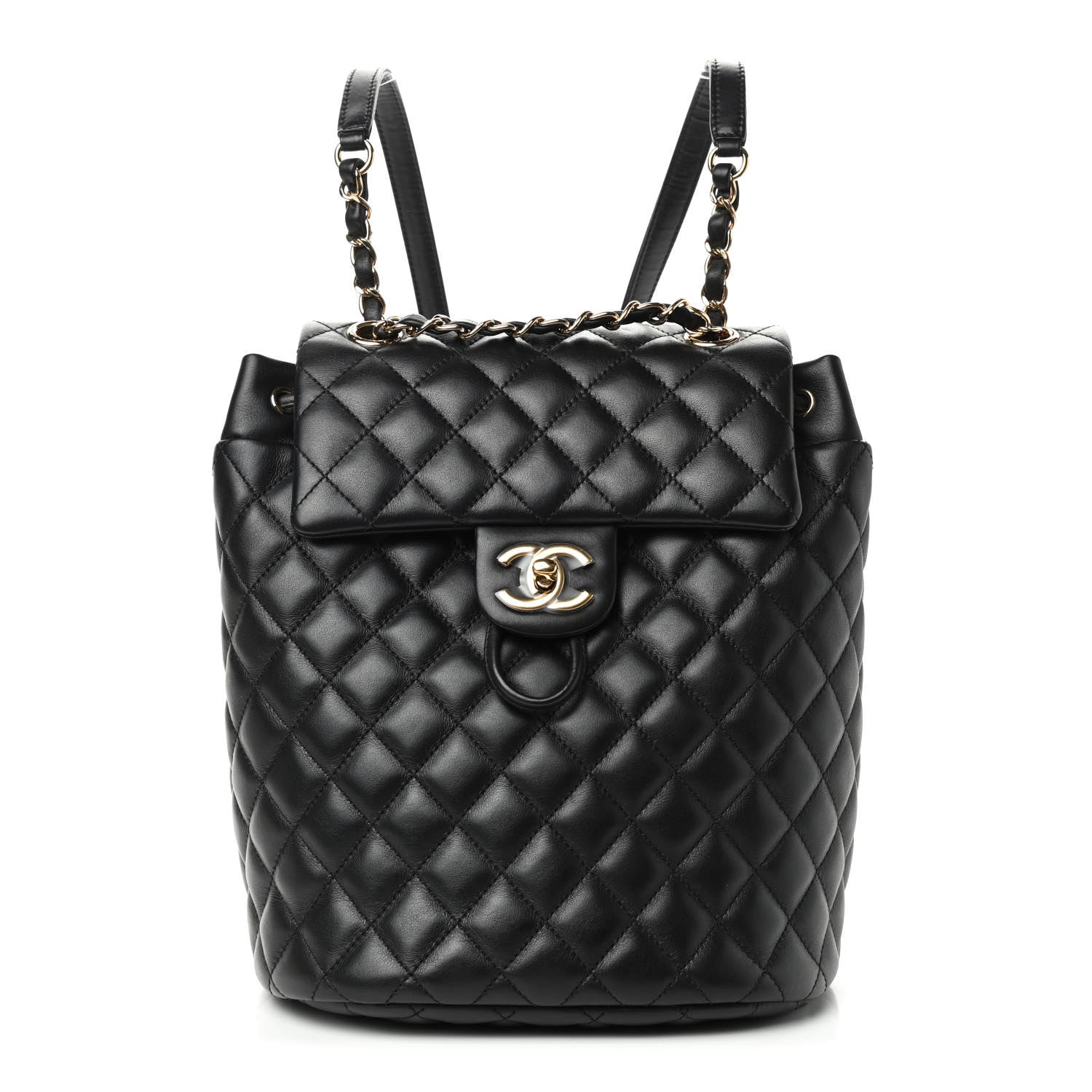 Chanel Lambskin Quilted Small Urban Spirit Backpack Black 1 of 9