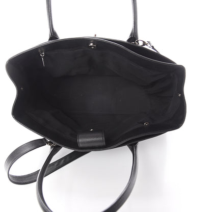 Chanel Calfskin Cerf Executive Shopper Tote Black 4 of 8