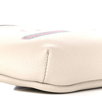 Gucci Grained Calfskin Small Logo Belt Bag White 8 of 9