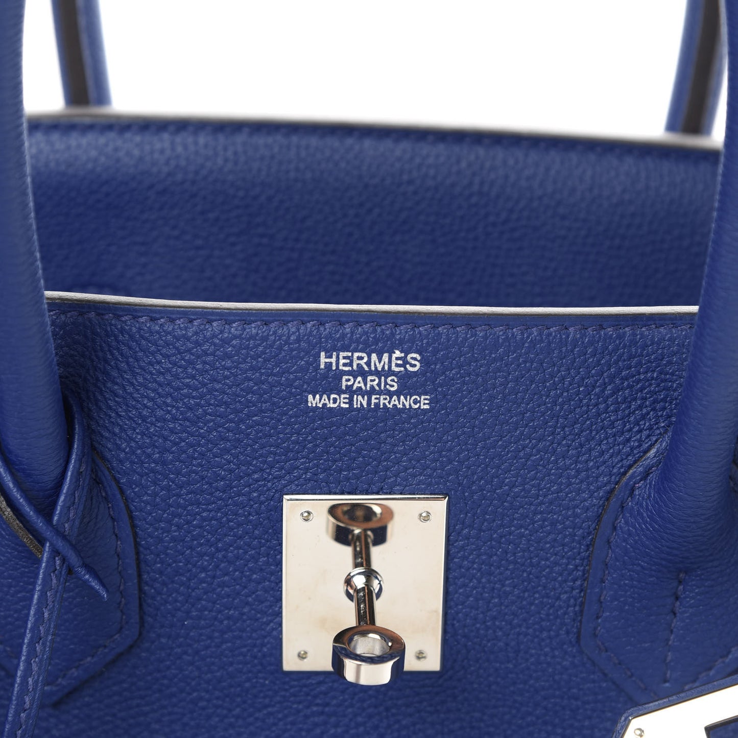 Togo Birkin 35 Bleu Electrique