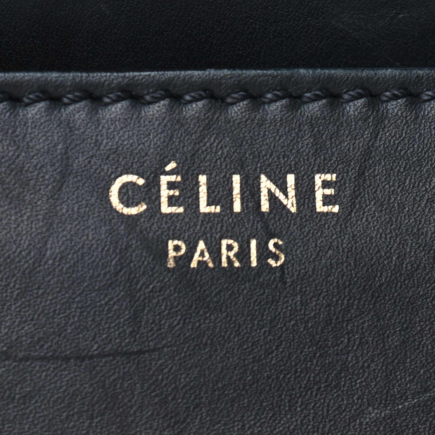 Celine Nubuck Elephant Calfskin Mini Luggage Navy Dune 6 of 11