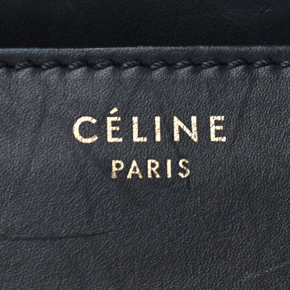 Celine Nubuck Elephant Calfskin Mini Luggage Navy Dune 6 of 11