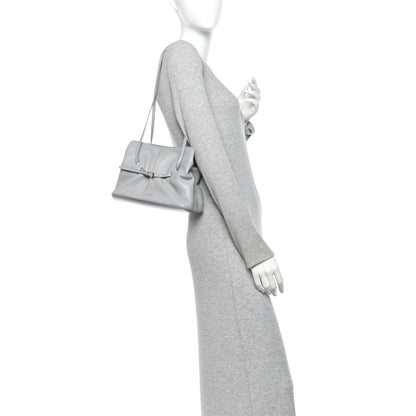 Prada Nappa Small Dada Shoulder Bag Granite Gray 2 of 11