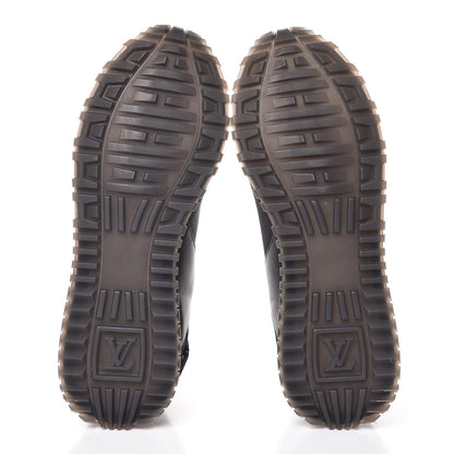Louis Vuitton Calfskin Fabric Run Away Sneakers 35 Black 5 of 7