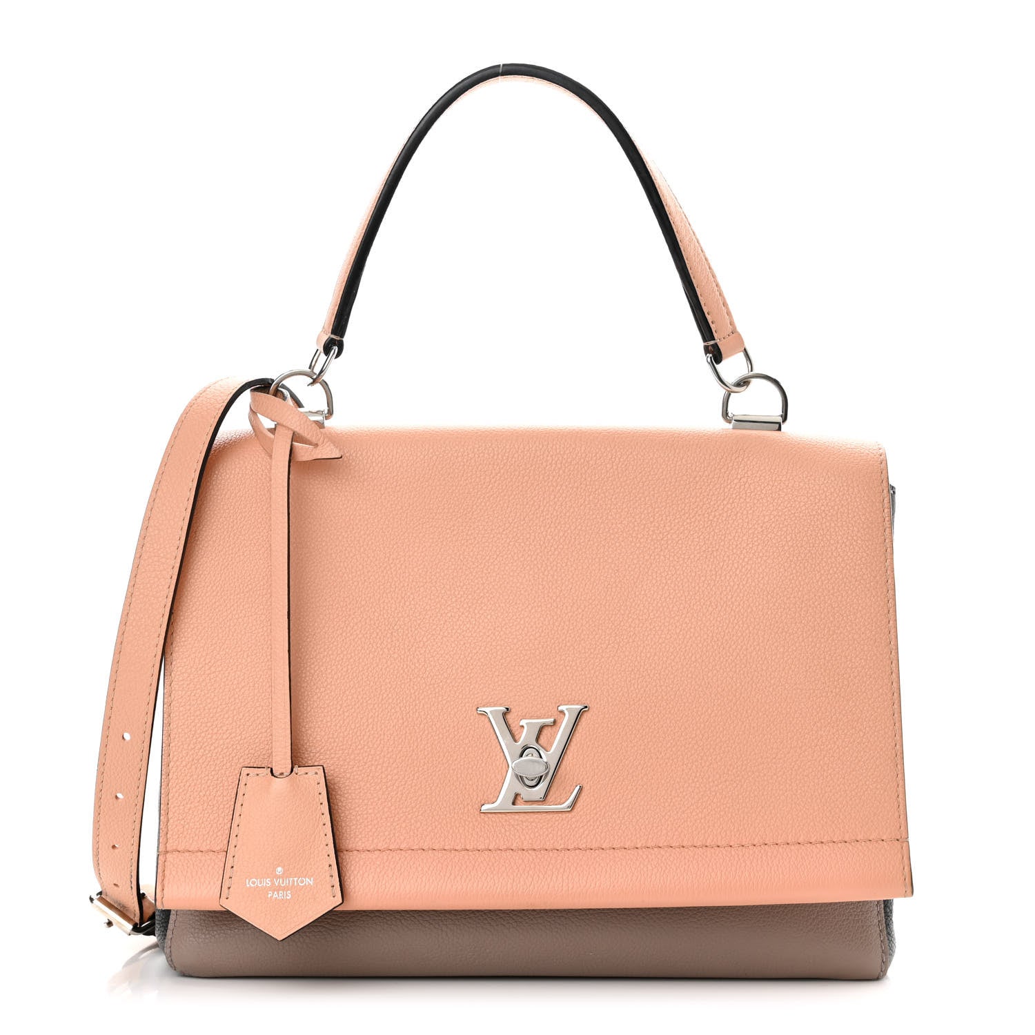 Louis Vuitton Soft Calfskin Lockme II Top Handle Venus Black Mastic 1 of 13