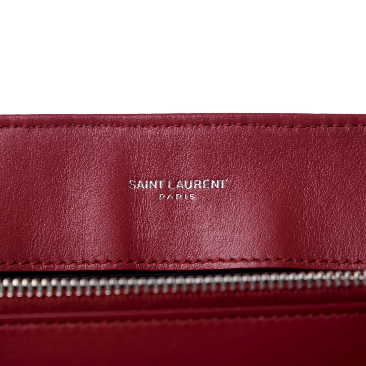 Saint Laurent Calfskin Y Quilted Monogram Medium Loulou Chain Satchel Palissandre 7 of 9