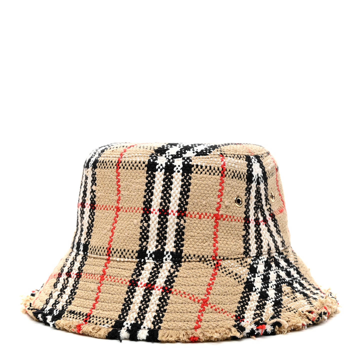 Tweed Check Bucket Hat M Archive Beige