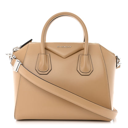 Givenchy Shiny Lord Calfskin Small Antigona Beige Cappuccino 1 of 10
