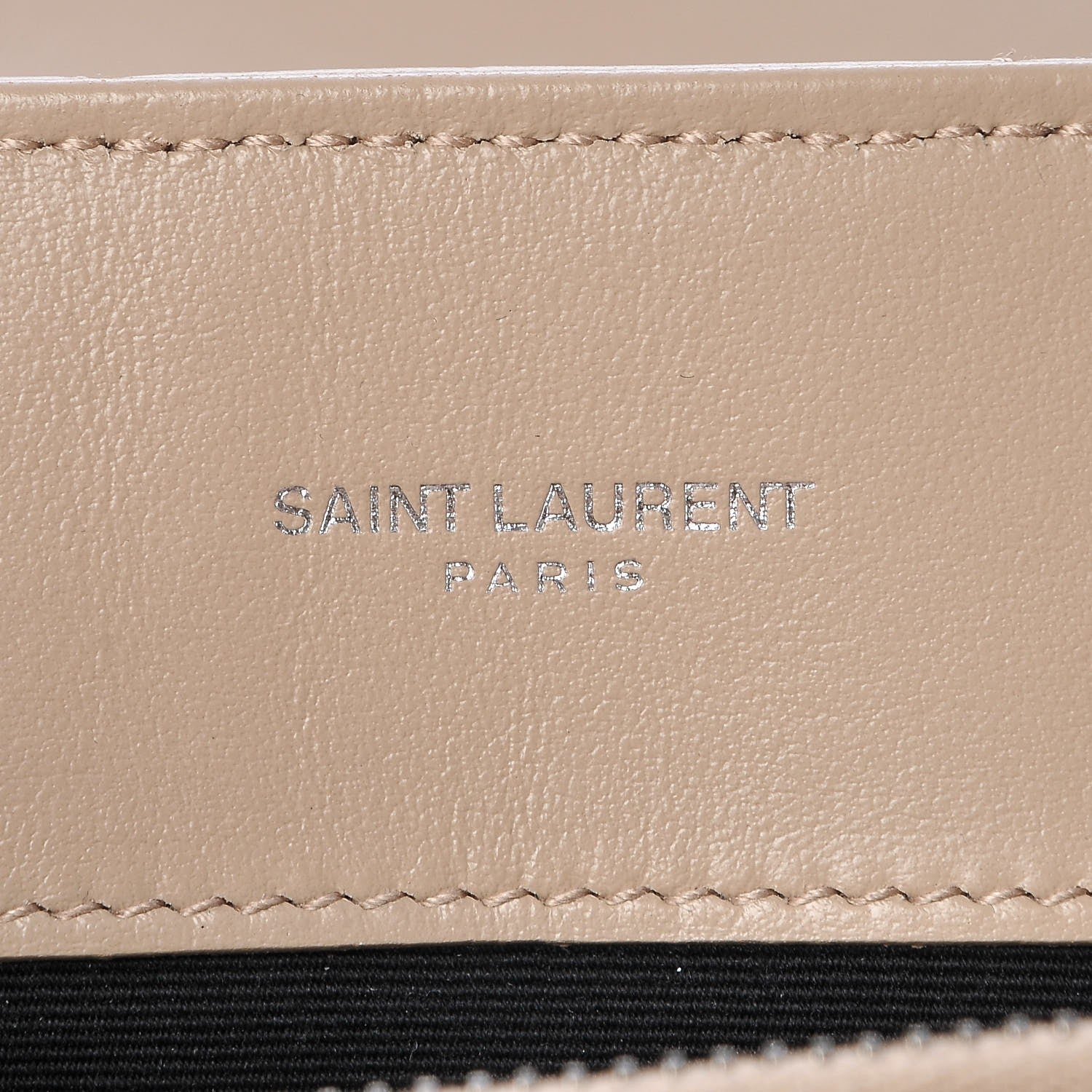 Saint Laurent Calfskin Y Quilted Monogram Medium Loulou Chain Satchel Dark Beige 7 of 9