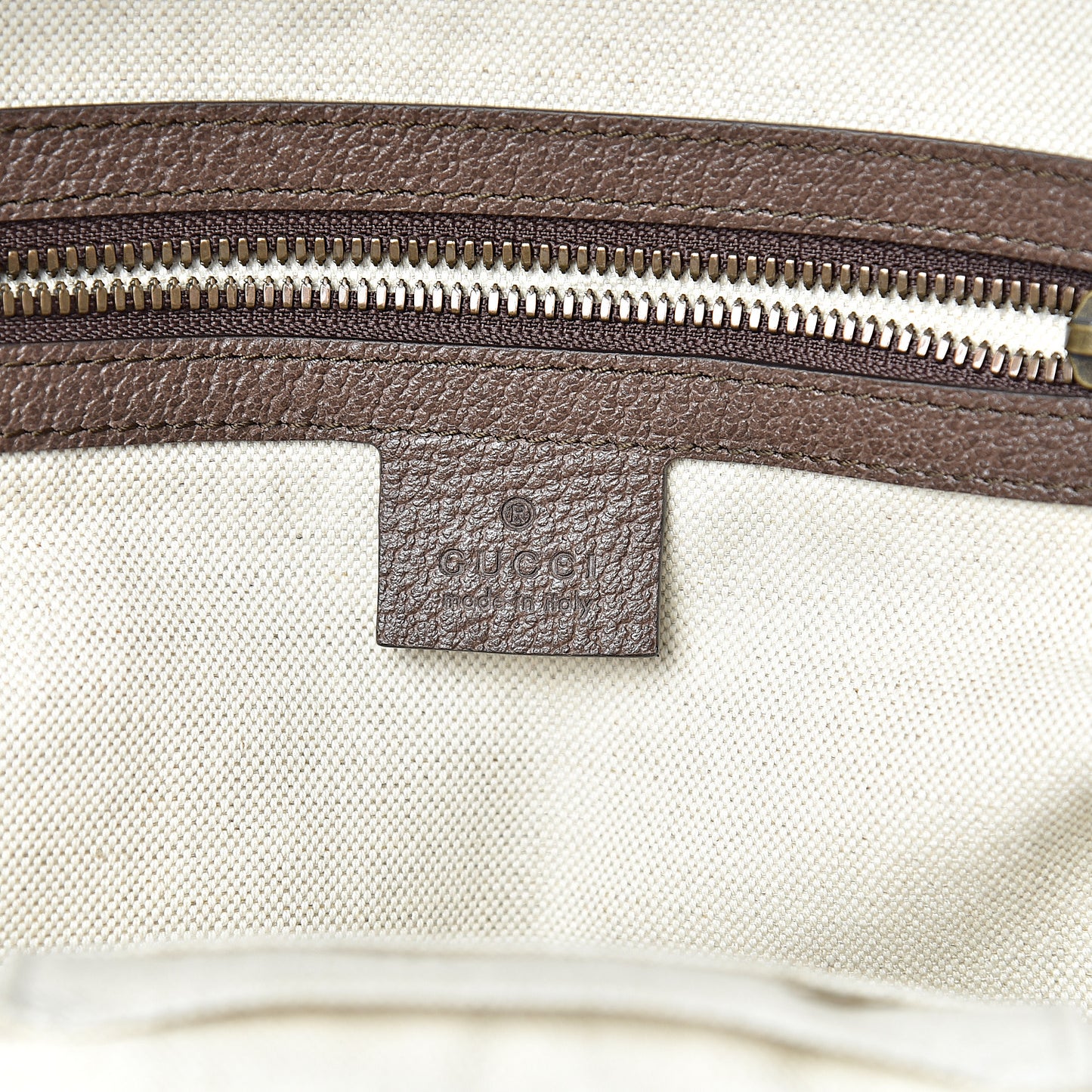 GG Supreme Monogram Calfskin Web Small Ophidia Day Backpack Beige Ebony New Acero