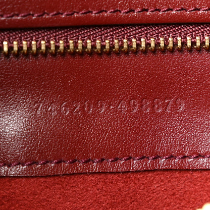 Gucci Calfskin Quilted Large Deco Tote Bag Rosso Ancora Red 7 of 10