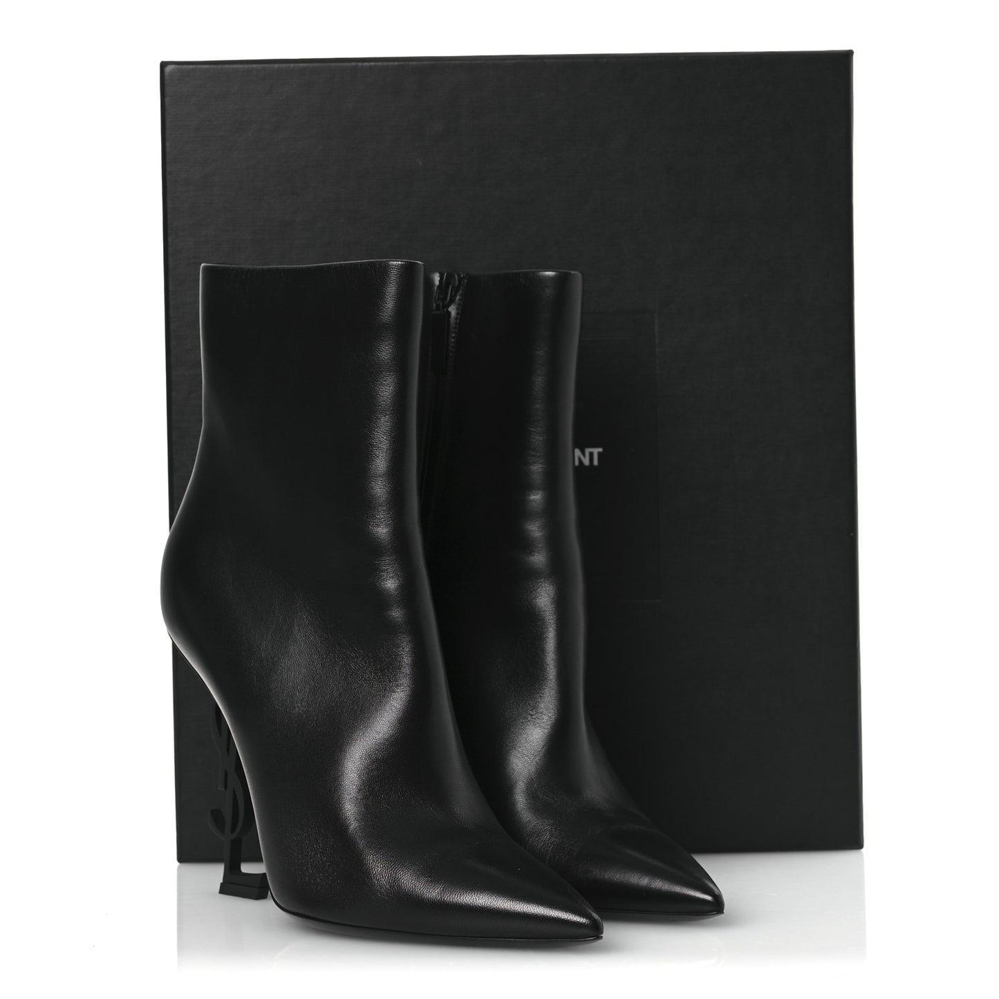 Calfskin Opyum Ankle Boots 41 Black