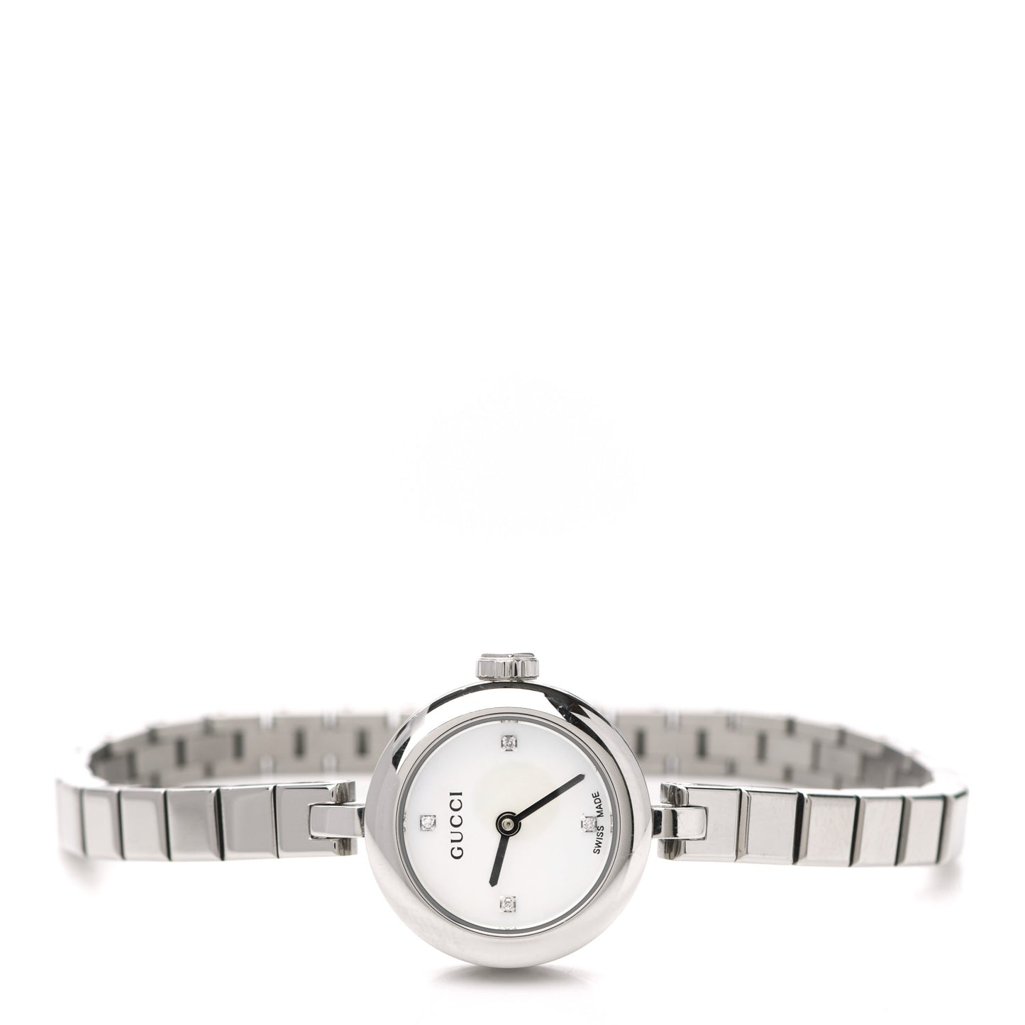 Stainless Steel Diamond Mother of Pearl 22mm Diamantissima Quartz Watch