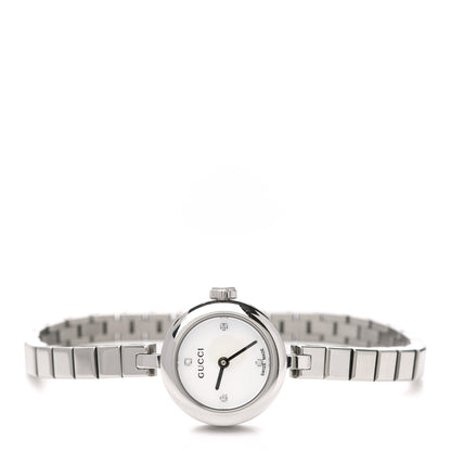 Gucci Stainless Steel Diamond Mother of Pearl 22mm Diamantissima Quartz Watch 2 of 5