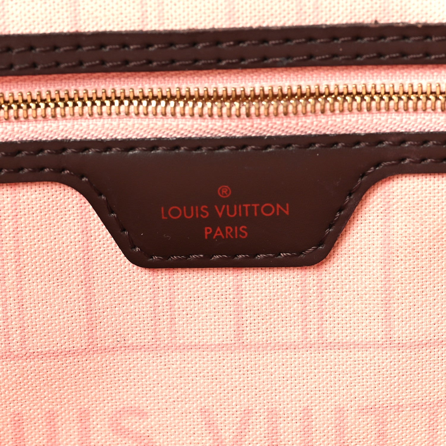 Louis Vuitton Damier Ebene Neo Neverfull MM Rose Ballerine 7 of 12