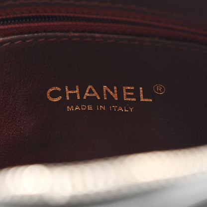 Chanel Lambskin Chevron Quilted Camera Case Black 6 of 11