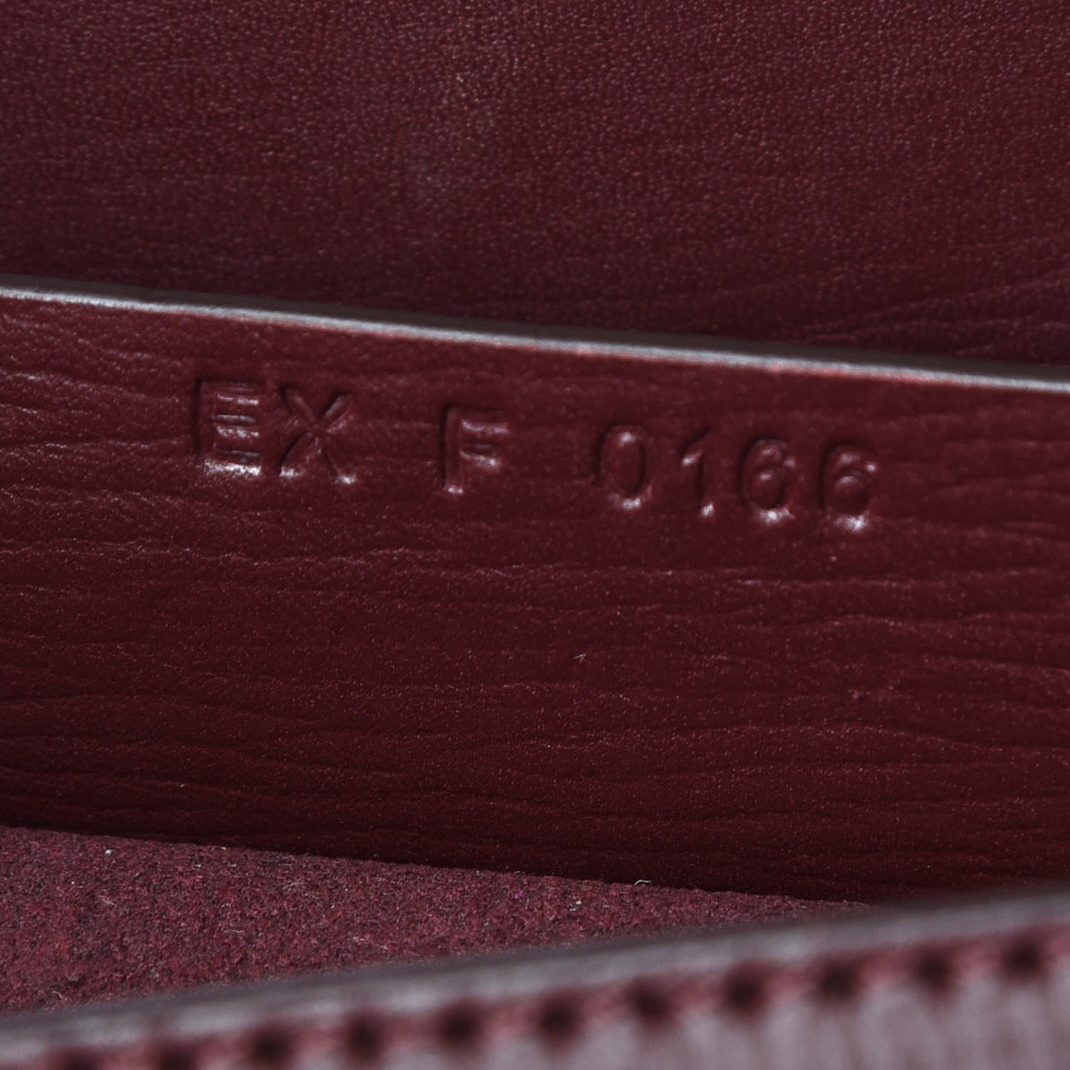 Givenchy Textured Calfskin Mini Pandora Box Chain Crossbody Bag Oxblood 9 of 9