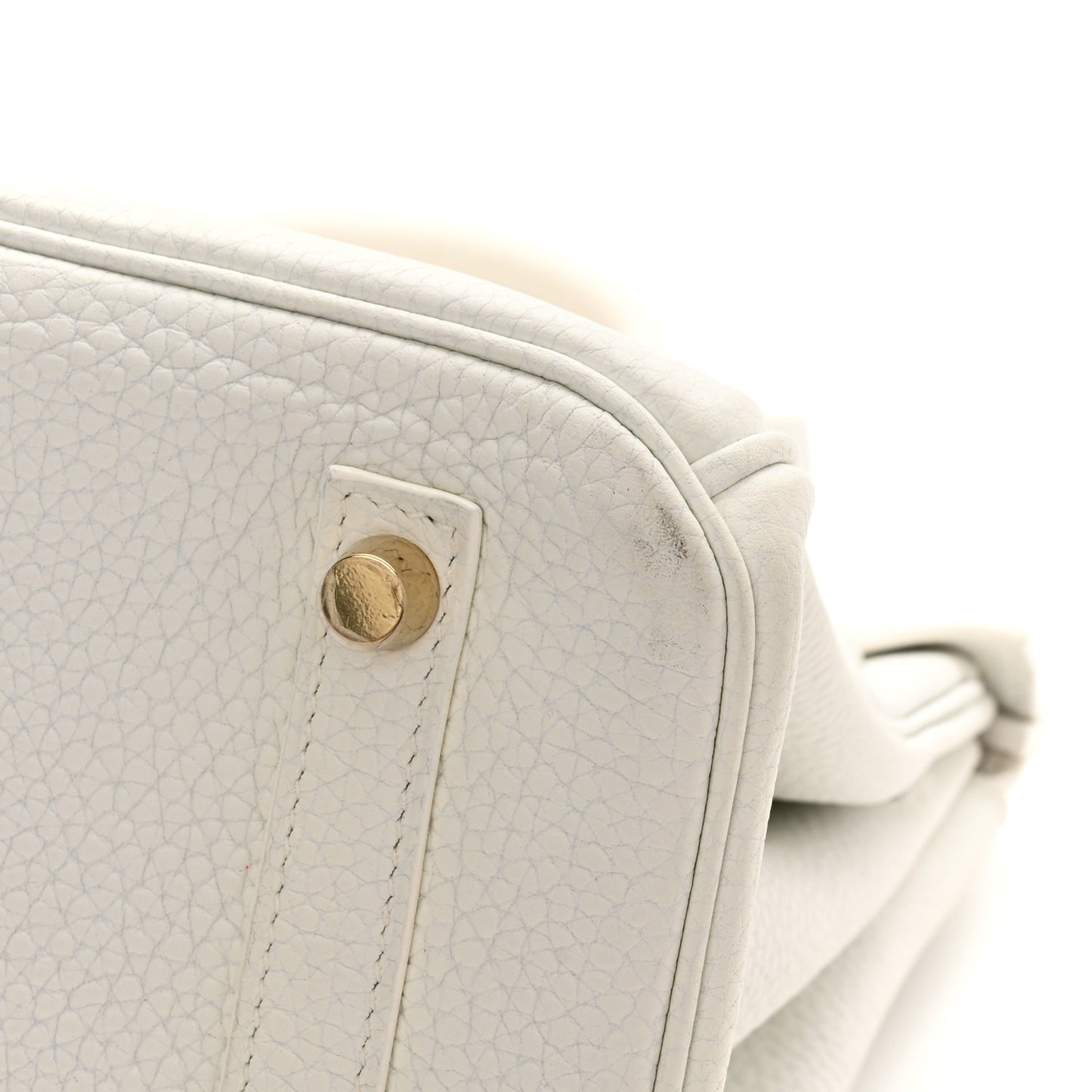 Taurillon Clemence Birkin 30 White