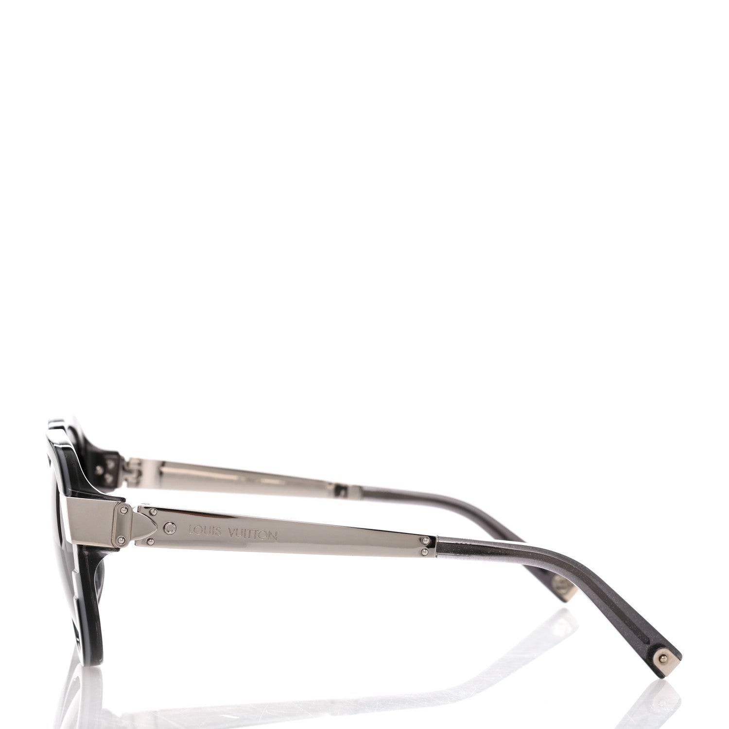 Louis Vuitton Acetate Petit Soupcon Cat Eye Sunglasses Z0489W Black 3 of 8