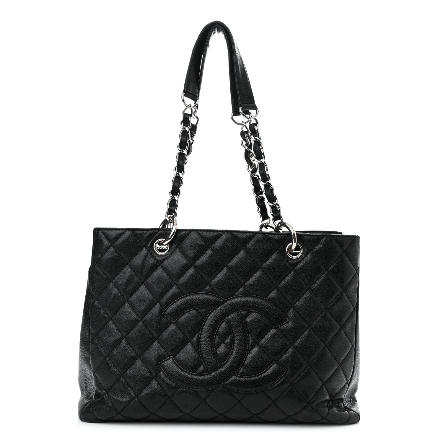 Chanel Caviar Quilted Grand Shopping Tote GST Black 1 of 11