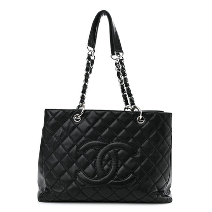 Chanel Caviar Quilted Grand Shopping Tote GST Black 1 of 11