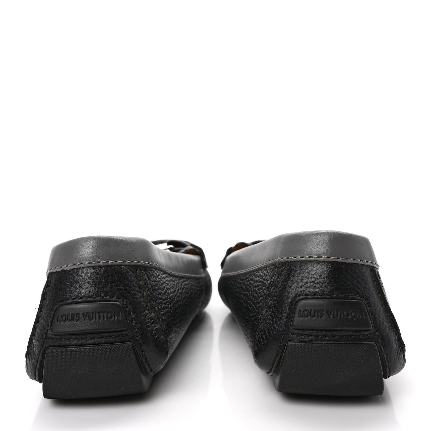Calfskin Mens Monte Carlo Shoe Moccasin Loafers 9 Black