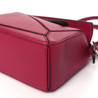 Loewe Calfskin Mini Puzzle Bag Raspberry 9 of 10