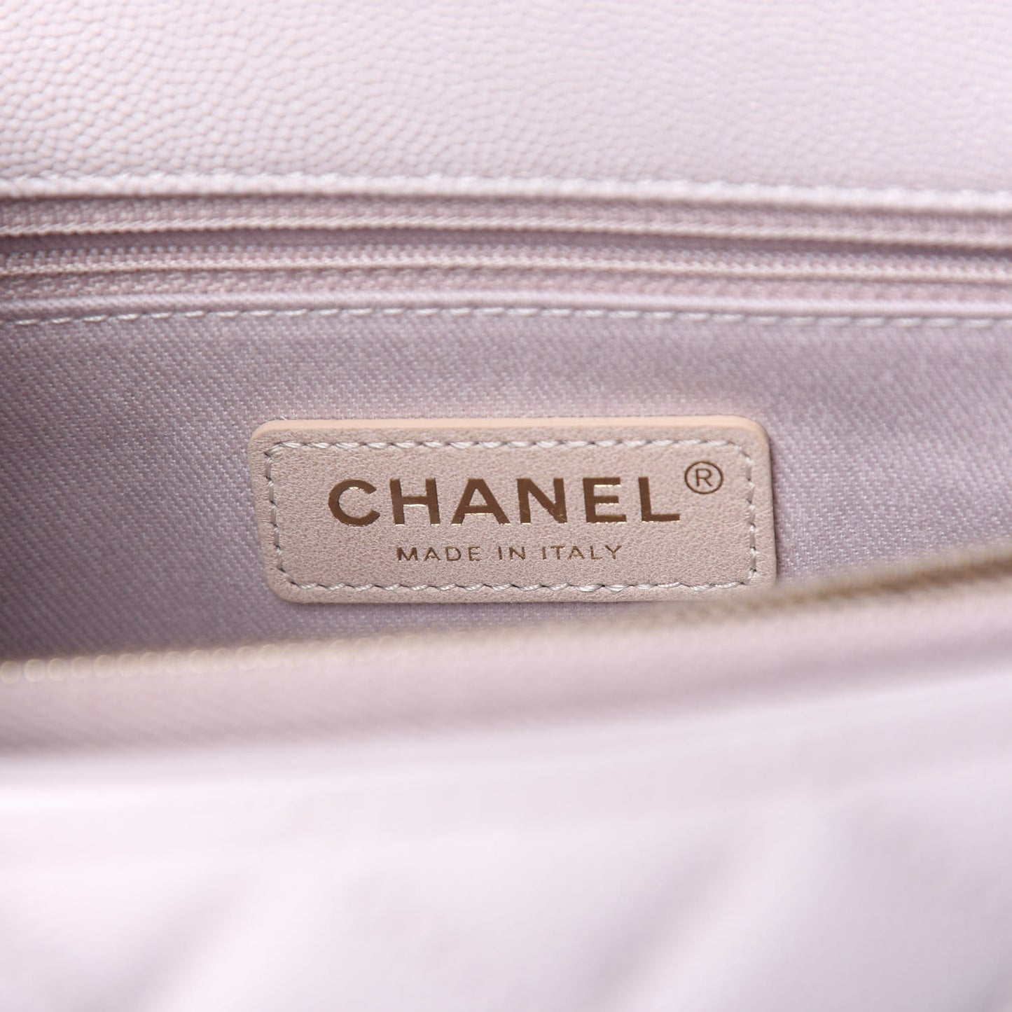 Caviar Quilted Small Coco Handle Flap Lilas Lilac