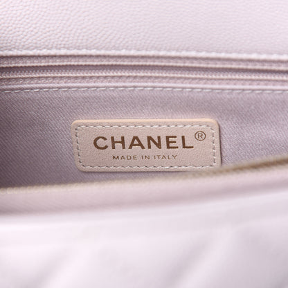 Chanel Caviar Quilted Small Coco Handle Flap Lilas Lilac 5 of 10