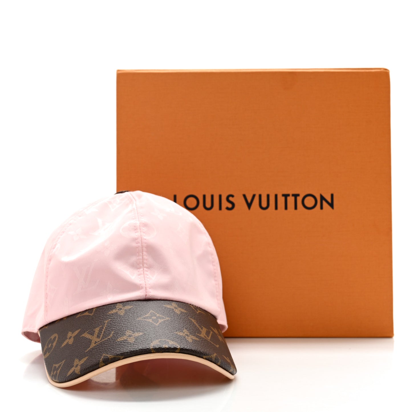 Polyester Silk Monogram LV Get Ready Cap M Pink