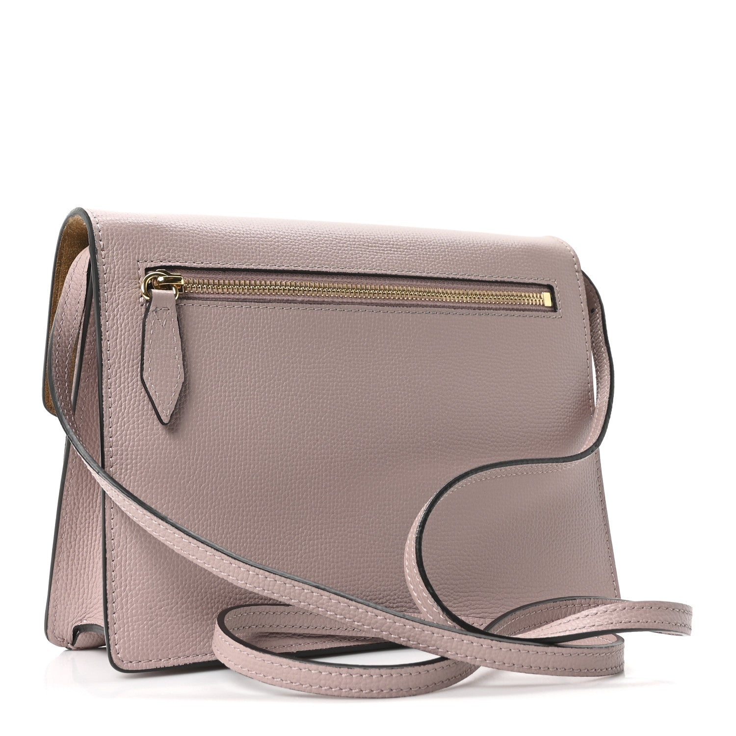 Burberry Derby Calfskin House Check Small Macken Crossbody Bag Pale Orchid 3 of 10