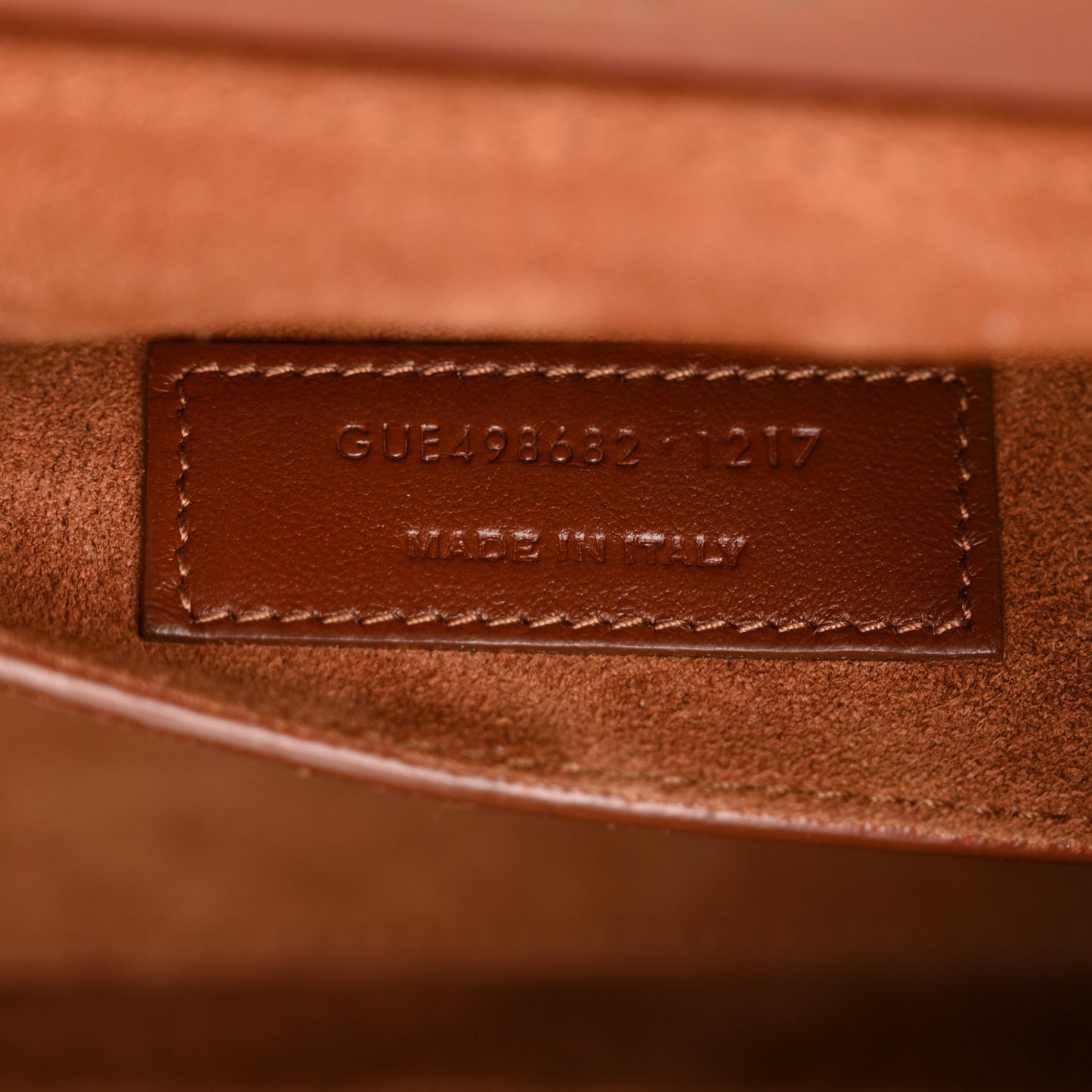 Linen Calfskin Medium Bellechasse Beige Cognac