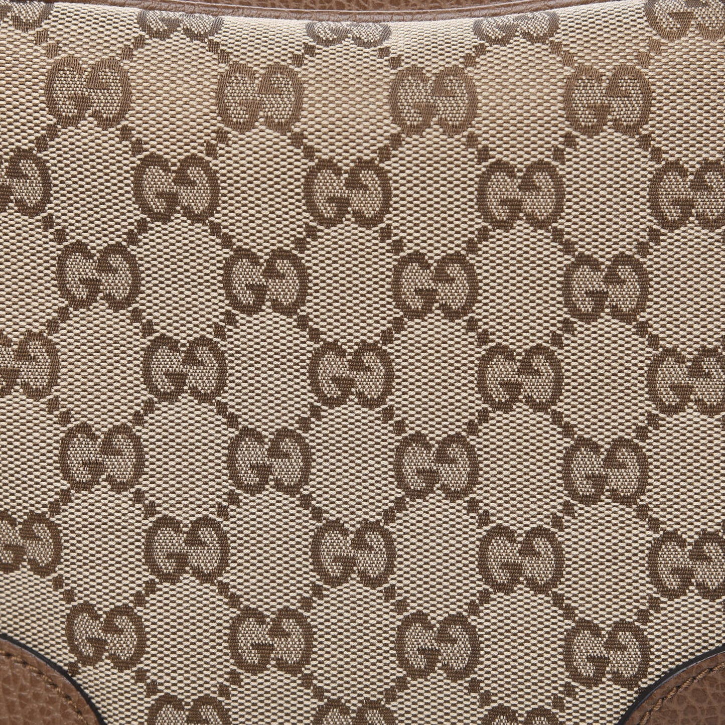 Monogram Mini Bree Messenger Bag Beige Tabacco