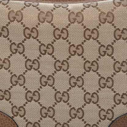 Gucci Monogram Mini Bree Messenger Bag Beige Tabacco 9 of 11