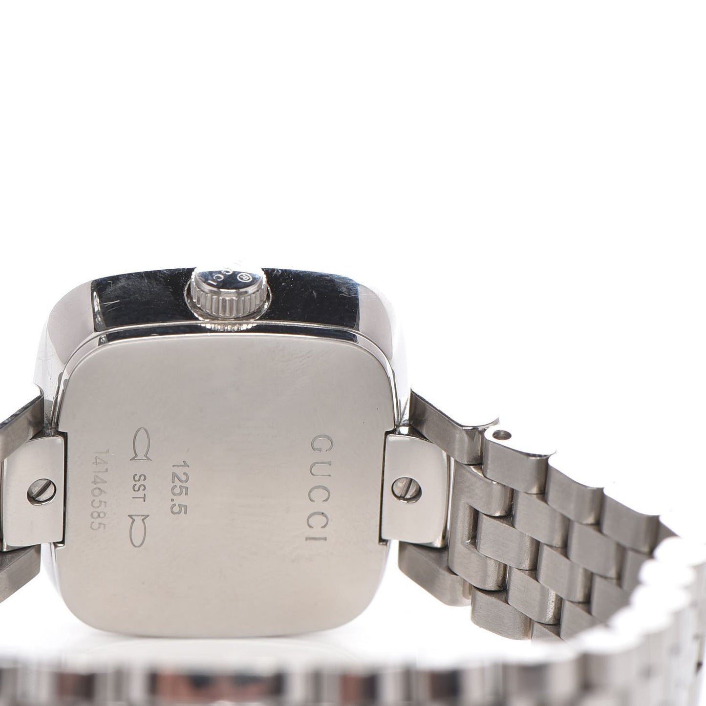 Stainless Steel 24mm G-Gucci Square Quartz Watch