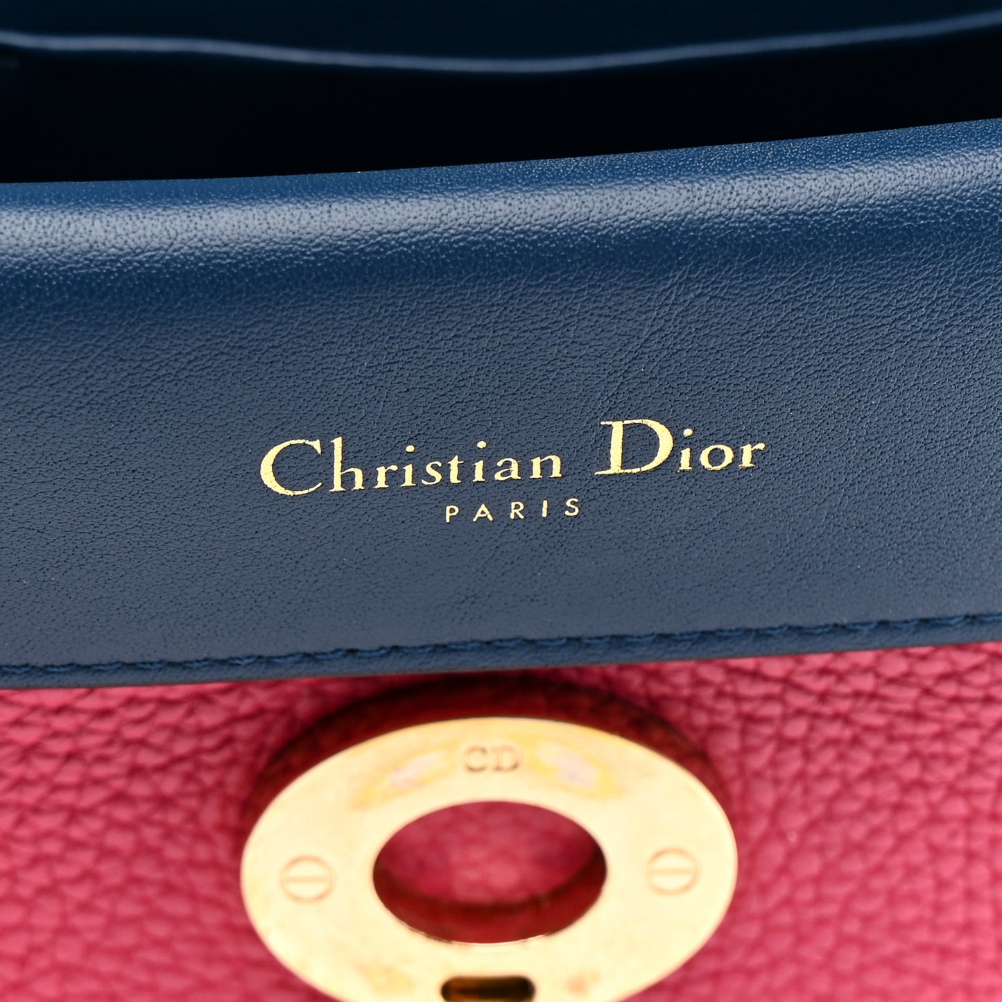 Bullcalf Mini Be Dior Flap Pink Blue