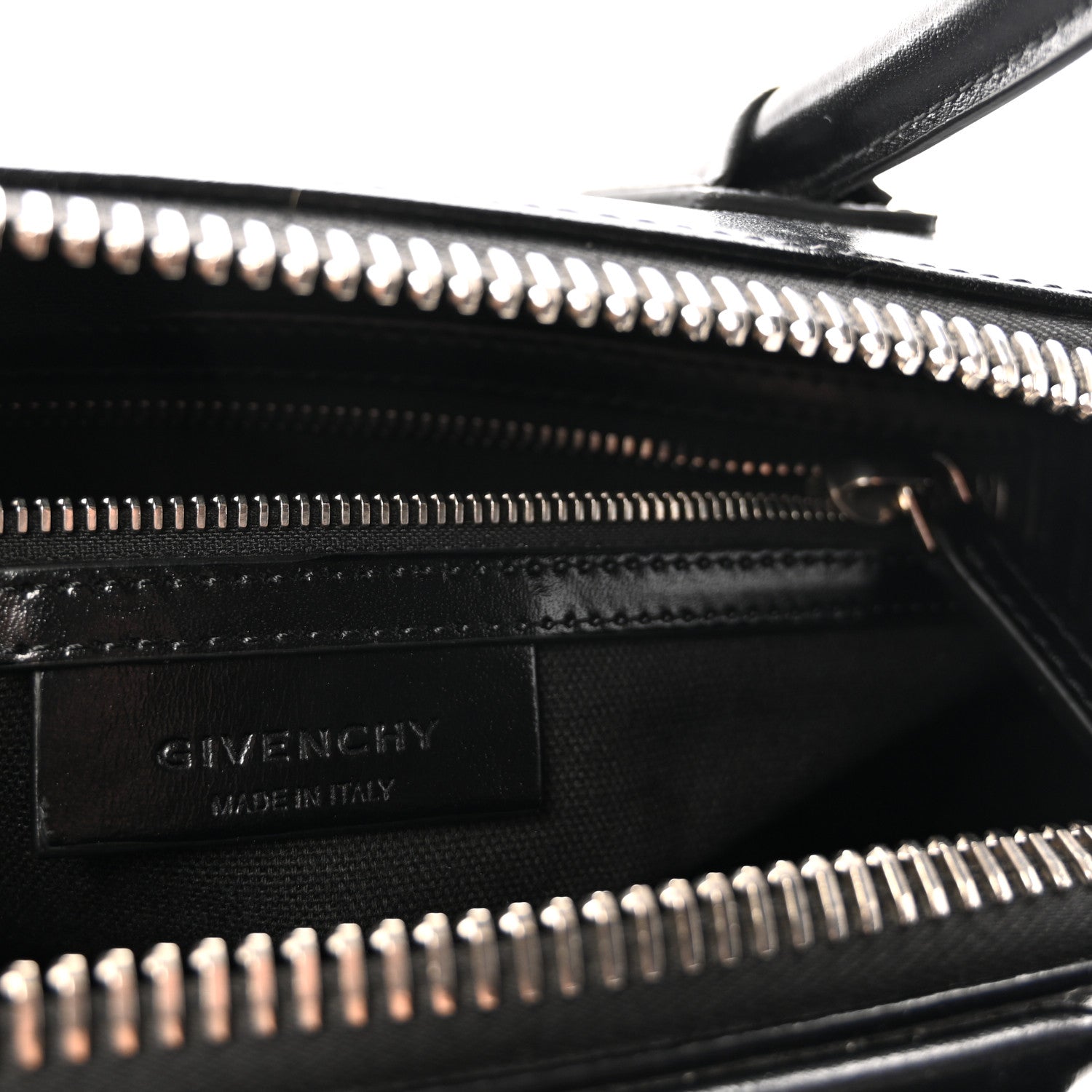 Givenchy Shiny Lord Calfskin Small Antigona Black 6 of 10
