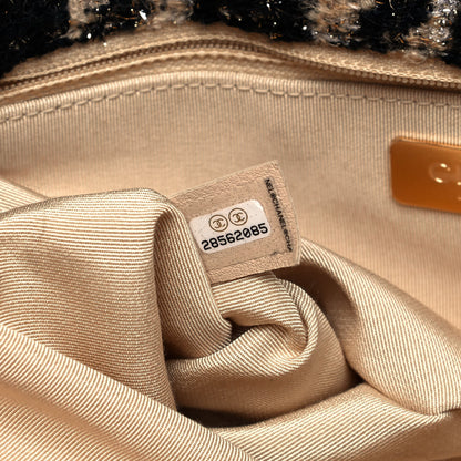 Chanel Tweed Large Chanel 19 Flap Beige Black 8 of 8